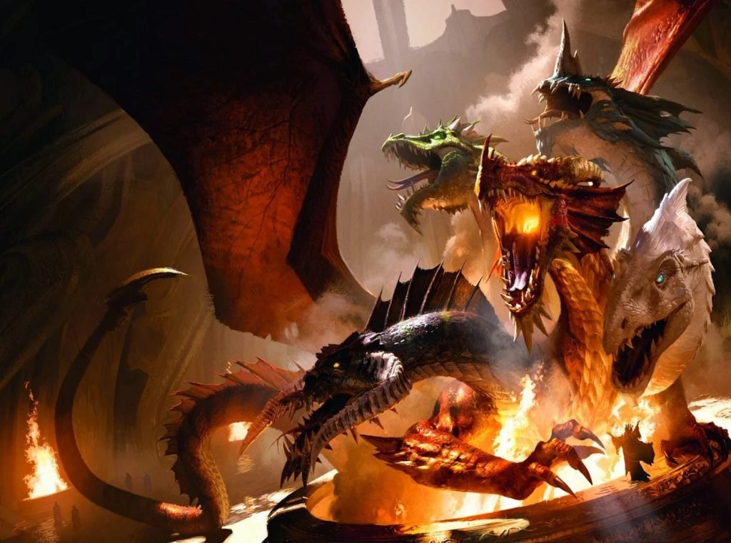 D&D Dungeons and Dragons Tiamat