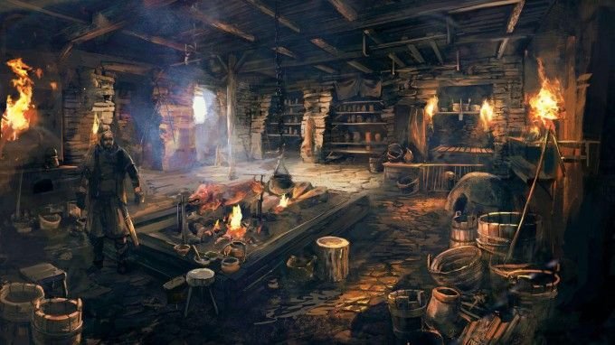 taverna dark fantasy di una One-Shot